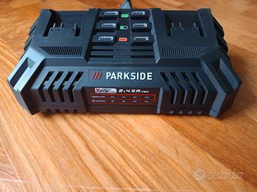 Caricabatterie doppio rapido Parkside X 20V Team 