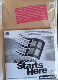 Windows 98 originale italiano nella sua confezione