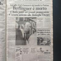 29 Quotidiani il Tirreno mese di giugno anno 1984 