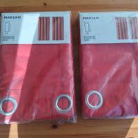 Set tende IKEA merete rosse 145x250 4 teli nuove