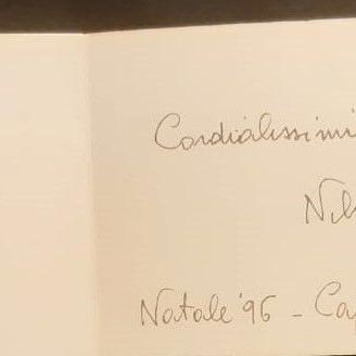 firma autografa e originale di Nilde Iotti