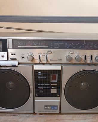 Radioregistratore vintage Anni '80 Aiwa CS-770E
