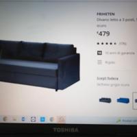 DIVANO LETTO TRE POSTI IKEA