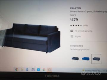 DIVANO LETTO TRE POSTI IKEA