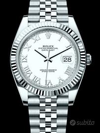 Rolex DJ 41 126334 bianco romani jubilee 2024 full