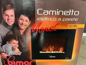 Caminetto elettrico a parete