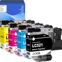 Cartucce LC521 LC521VAL per Brother DCPJ1260W