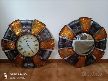 Orologio e specchio