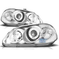 FARI HONDA CIVIC 99-01 ANGEL EYES FONDO CROMATO