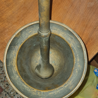 Mortaio antico bronzo firma Gaveglia A. n.8 Torino