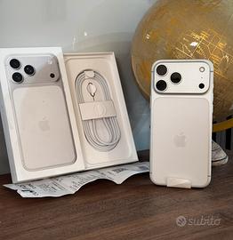 iPhone 17 pro max silver 256gb 100%