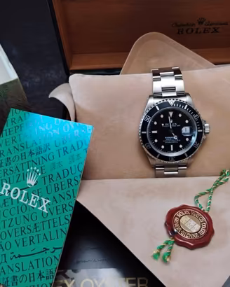 rolex submariner 16610 1991 virato full set svizze