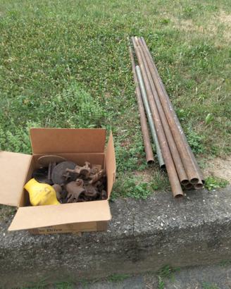 Tubi in acciaio per ponteggio