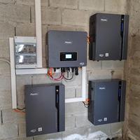 Fotovoltaico 10kw kit batteria Litio 6kw ad isola