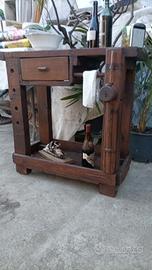 banco falegname morsa legno 