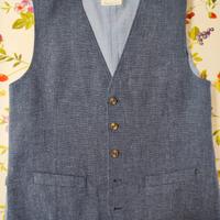 Gilet panciotto Camicissima grigio taglia 50 L