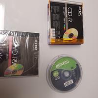 DVD e CD vergini