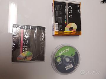 DVD e CD vergini