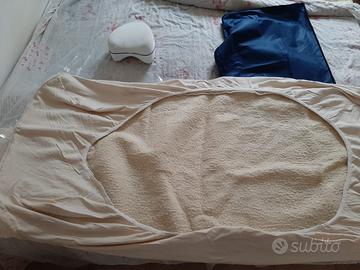 2 gusci in pura lana per materasso singolo