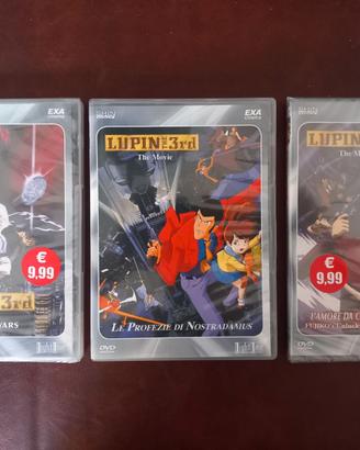 DVD Lupin III (3 dvd di cui 2 sigillati)