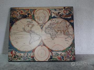 Quadro carta geografica