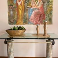 Consolle in legno stile liberty