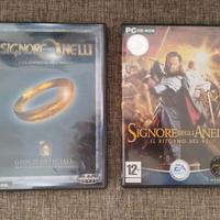 Due giochi ufficiali x PC il signore degli anelli