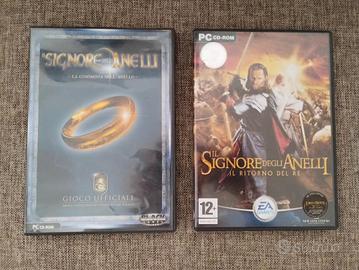 Due giochi ufficiali x PC il signore degli anelli
