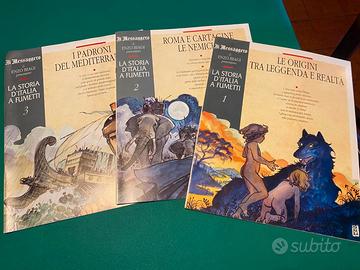 La storia d'Italia a fumetti inserti Messaggero