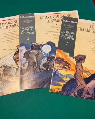 La storia d'Italia a fumetti inserti Messaggero