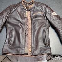 Giacca IXS Eliott pelle marrone uomo 50