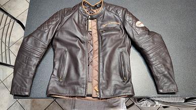 Giacca IXS Eliott pelle marrone uomo 50