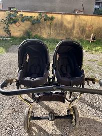 Passeggino gemellare Trio Junama Diamond Touring