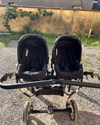 Passeggino gemellare Trio Junama Diamond Touring