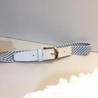 Cintura elastica in vera pelle lunga 100 larg 3 cm