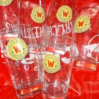 lotto 6 bicchieri birra da collezione 