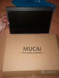 Monitor portatile 14" MUCAI (Full Kit)