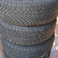 4 pneumatici invernali 195/65 R15 continental