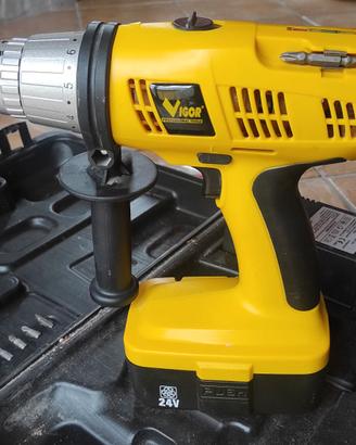 Vigor trapano avvitatore a BATTENTE a batteria