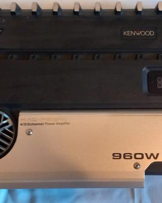 Amplificatore Kenwood 960W Canali 4/3/2 