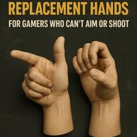 Mani di ricambio per giocatori di call of duty