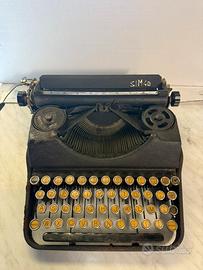 Macchina da scrivere vintage SIM