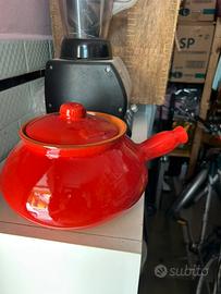 Pentola tegamino piral vintage anni 70 in terracot