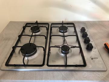 Piano cottura 4 fuochi atlantis