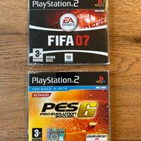 Lotto 2 giochi PS2 Pes 6 e FIFA 07