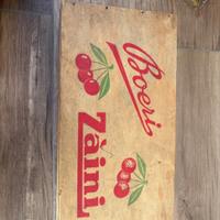 Scatola vintage in legno Zaini