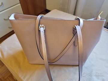 Borsa in pelle colore cipria