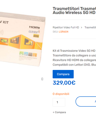 Ripetitore HD 5G Wireless