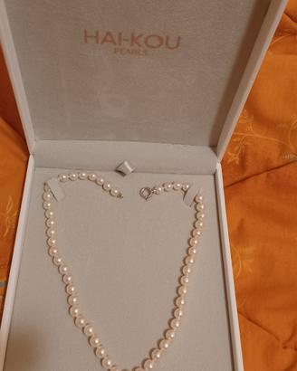 Collana di perle salate  8 Vere con gatanzia