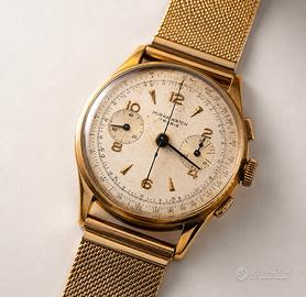 MIRAK WATCH – Vintage Chronograph – 18K Solid Gold